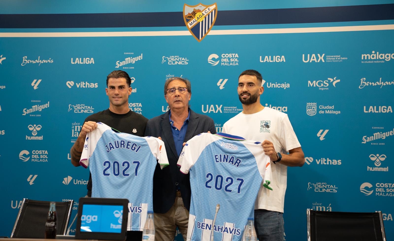 Malaga CF presents Einar & Eneko untill 2027
