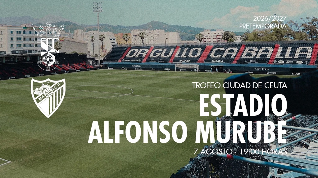 Málaga CF to Compete in the Trofeo Ciudad de Ceuta