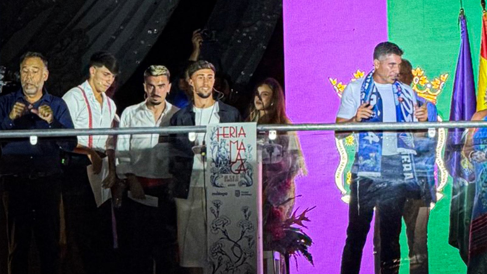 Juanfran Funes opens the Feria de Málaga 2026 with a football inspired tribute to the city